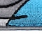 Flash Furniture Blue 2' x 3' Abstract Style Accent Rug ACD-RGTRZ860-23-BL-GG - alternate 5